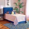 Baxton Studio Tamira Modern and Contemporary Glam Navy Blue Velvet Fabric Twin Size Panel Bed 183-11274-Zoro - alternate 3